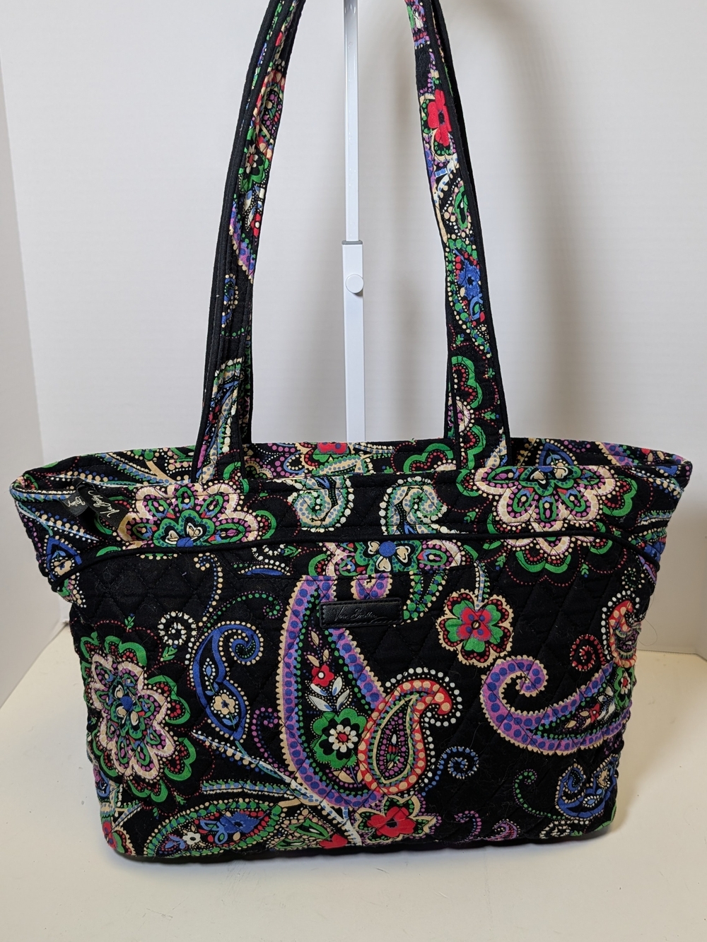 Vera Bradley Quilted Cotton Mandy Tote Bag - Kiev Paisley (15675-646)